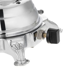 سماور گازسوز عالی نسب مدل Naghshineh Simin ظرفیت 6 لیتر