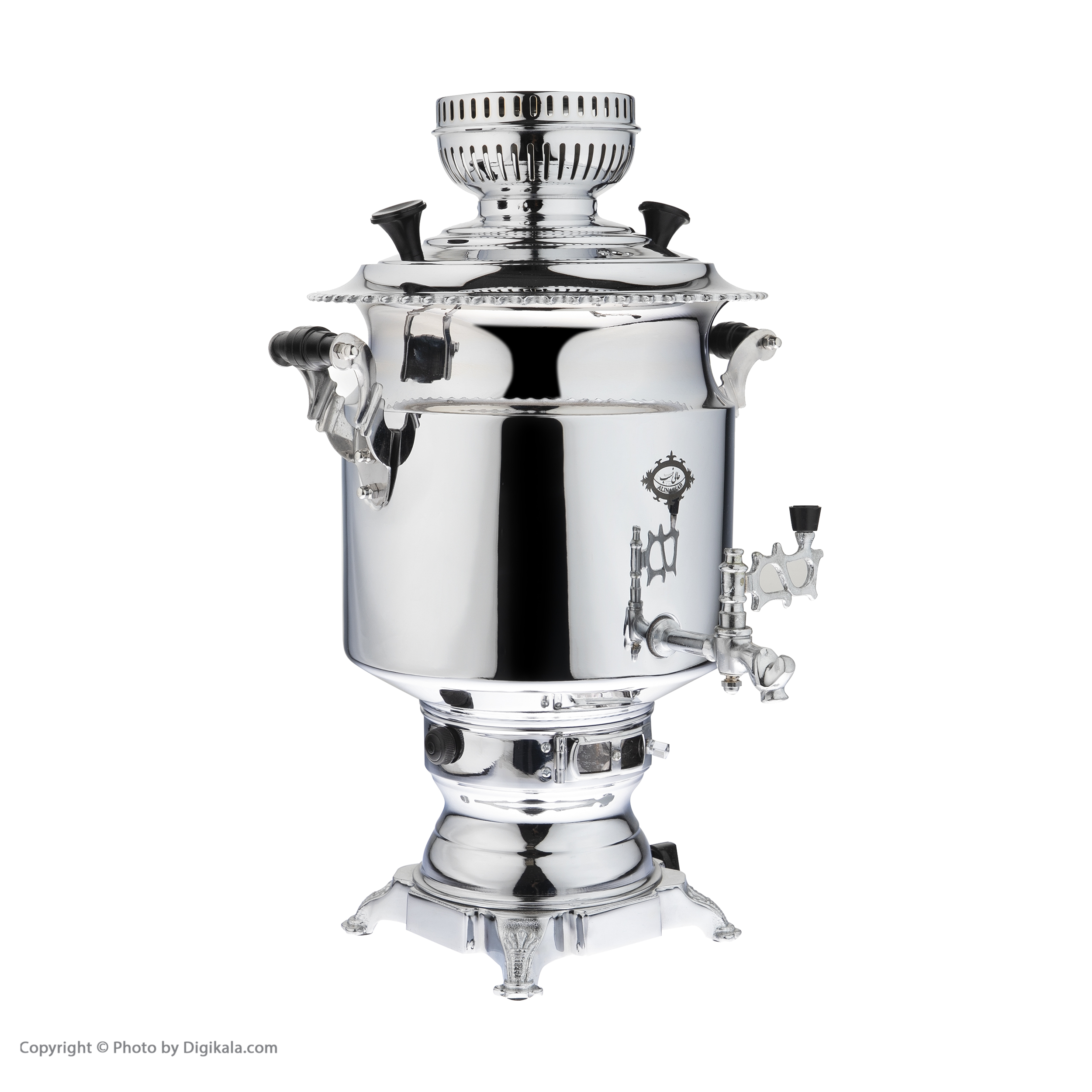 سماور گازی عالی نسب مدل آبتین سیمین ظرفیت 6 لیتر