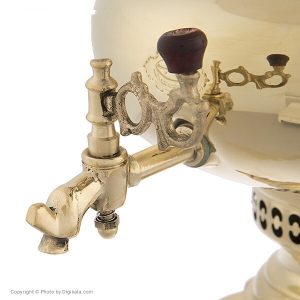 سماور زغالی عالی نسب مدل Zarrineh - ظرفیت 5 لیتر