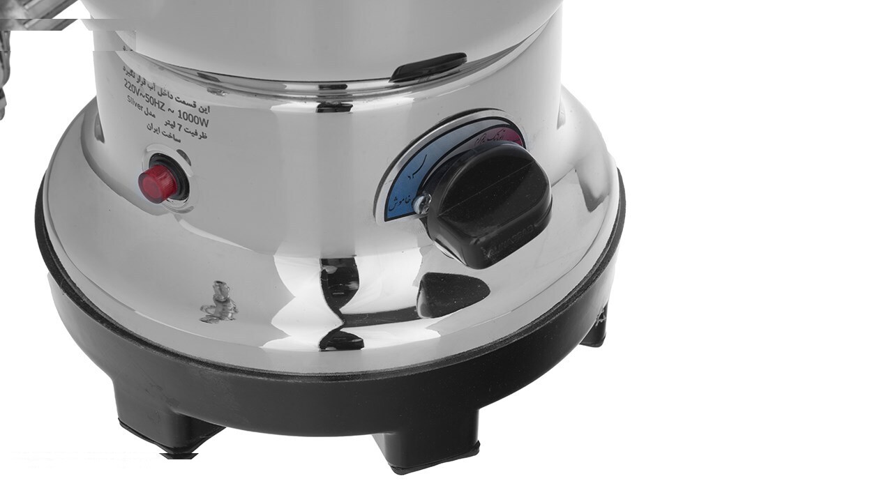 سماور برقی عالی نسب مدل Silver ظرفیت 7 لیتر