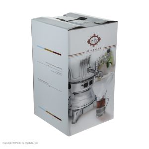 سماور گازی عالی نسب مدل سهند نفیس ظرفیت 8 لیتر