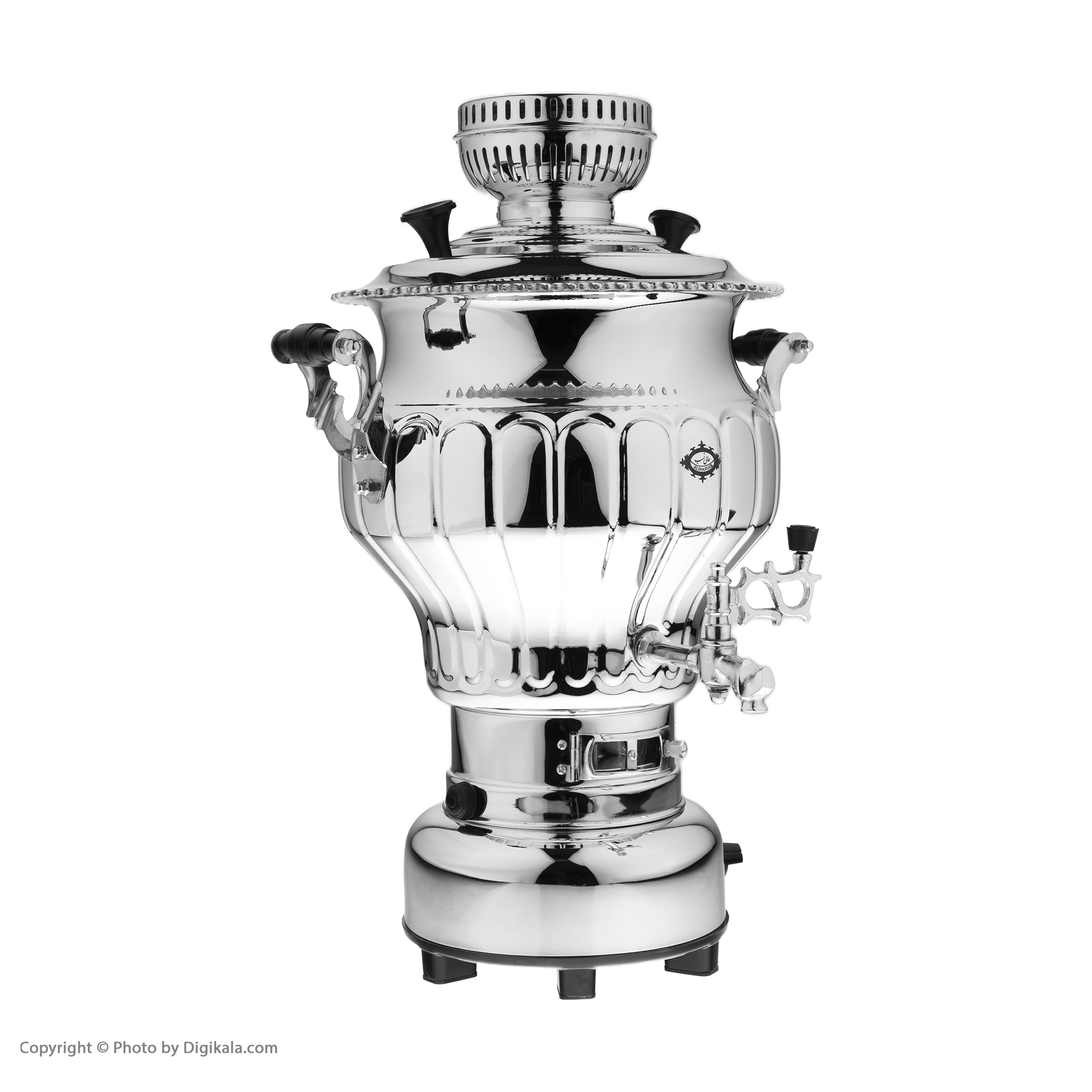 سماور گازی عالی نسب مدل نگار ظرفیت 6 لیتر