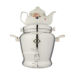 سماور رواجاقی عالی نسب مدل Arghavan ظرفیت 5 لیتر به همراه قوری هدیه  