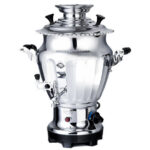 سماور برقی برنجی عالی نسب مدل الماس