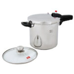 دیگ زودپز 7 لیتری مدل پارس با در پیرکس