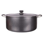 قابلمه گرانیت درب فلزی کاج تفلون سایز 42