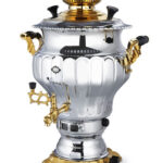 سماور گازسوز عالی نسب مدل نگار نفیس طلائی