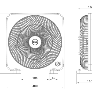 پنکه رومیزی دمنده سری هاله مدل FTF-30H2S