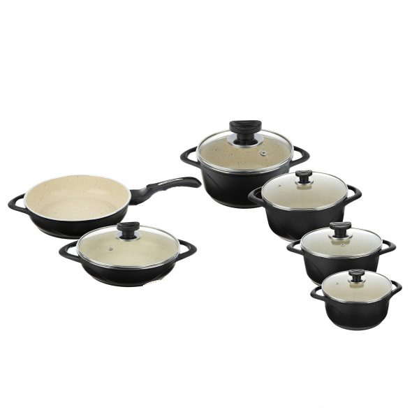 سرویس پخت و پز ۱۲ پارچه عروس مدل ویکتوریا