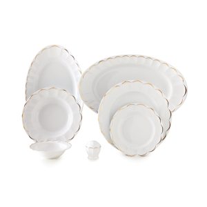 سرویس چینی 29 پارچه زرین نارسیس طلایی