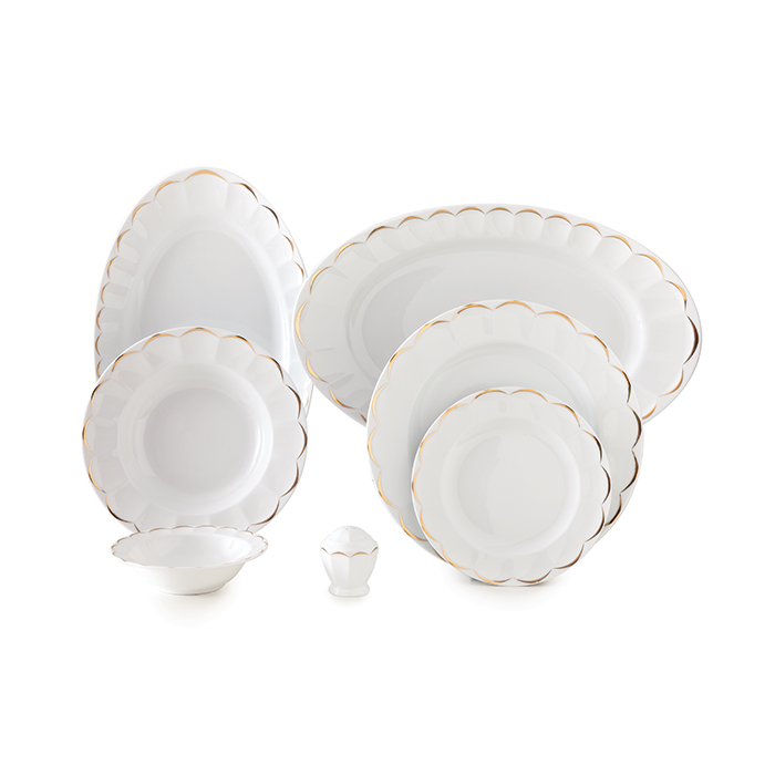 سرویس چینی 29 پارچه زرین نارسیس طلایی