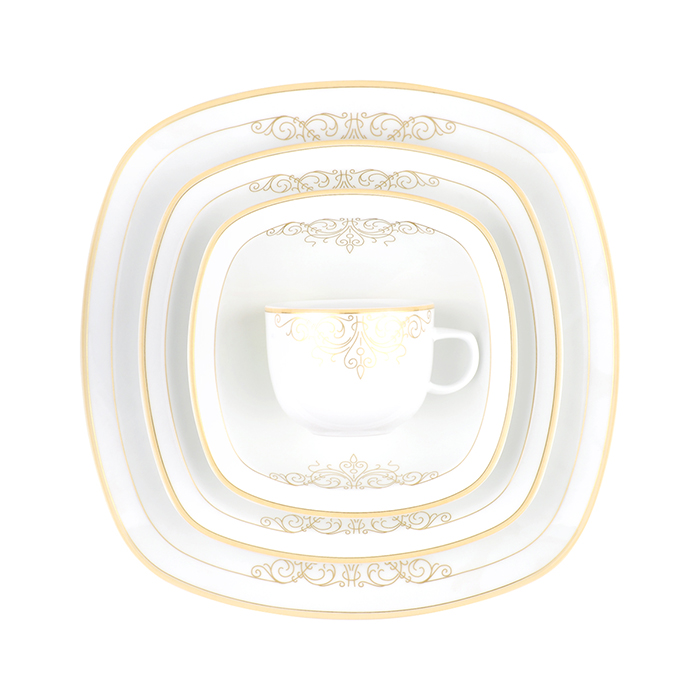 سرویس چینی 98 پارچه زرین طرح موناکو