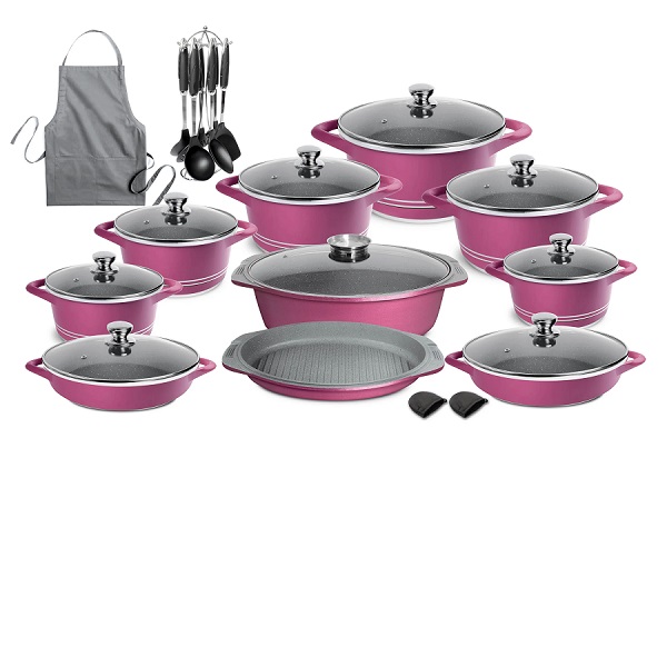 سرویس قابلمه 29 پارچه MGS طرح ایتالیا B