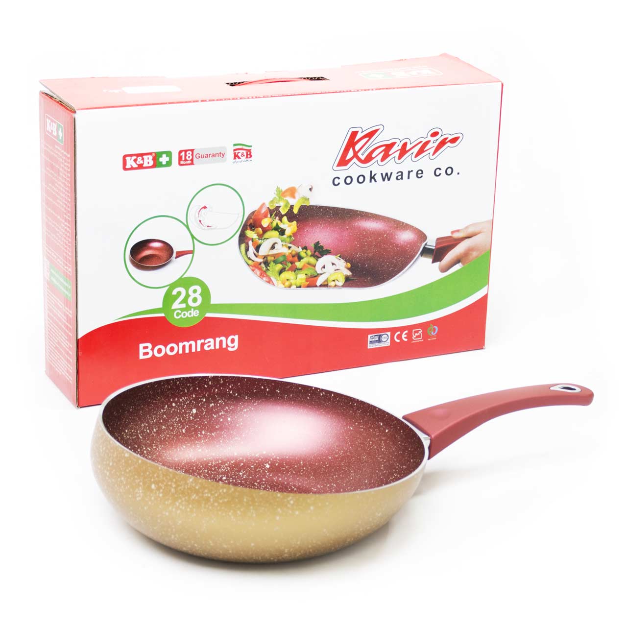 تابه کویر مدل بومرنگ