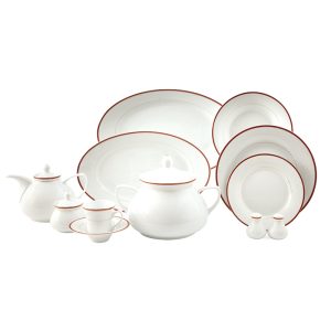 سرویس چینی 108 پارچه زرین سپینود ارغوانی