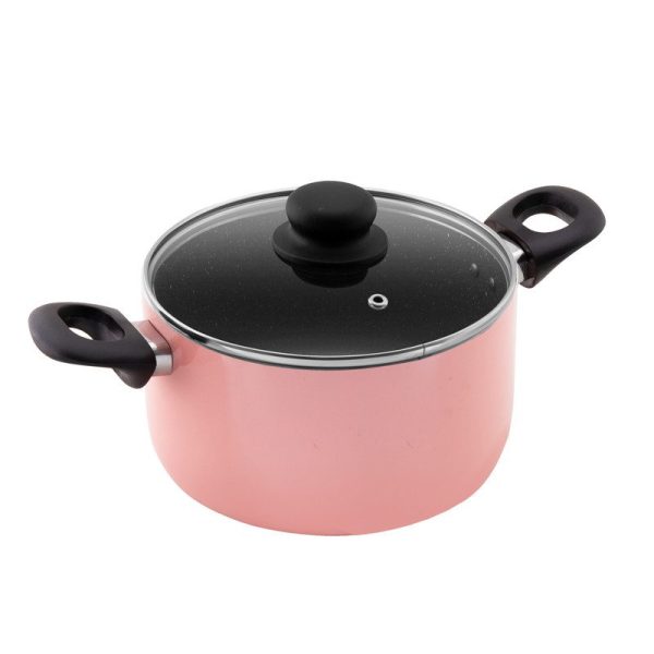 قابلمه تک ظرف مدل Tulips سایز 28