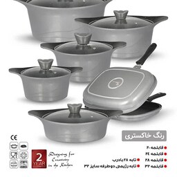 سرویس 12 پارچه چدن رویال مدل فلورا