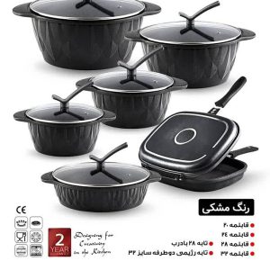 سرویس 12 پارچه چدن رویال مدل داماس