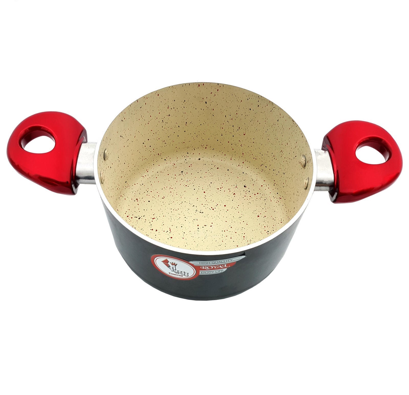 قابلمه درب پیرکس گرانیت رویال سایز 14