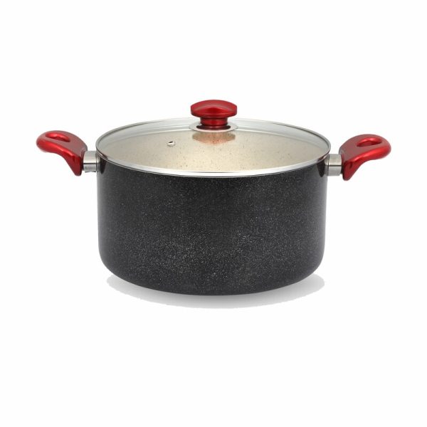 قابلمه درب پیرکس گرانیت رویال سایز 24