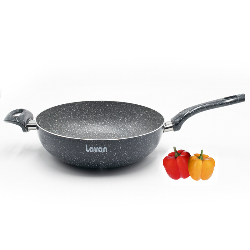 تابه وک دو دسته لاوان الکتریک سایز 28