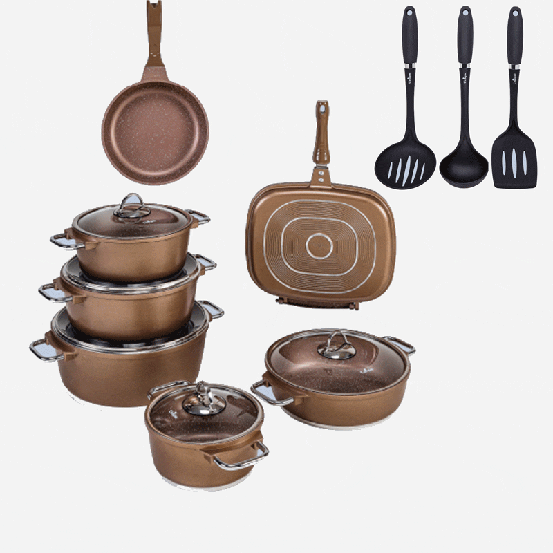 سرویس قابلمه 16 پارچه یونیک مدل مونیخ