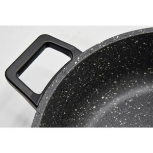 تابه دو دسته کف گرانیت یونیک سایز 28