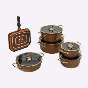 سرویس قابلمه 12 پارچه یونیک مدل فلورانس