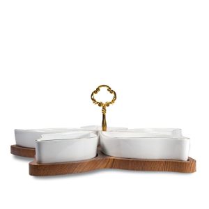 سرویس اردوخوری لیمون مدل رویال پنج خانه