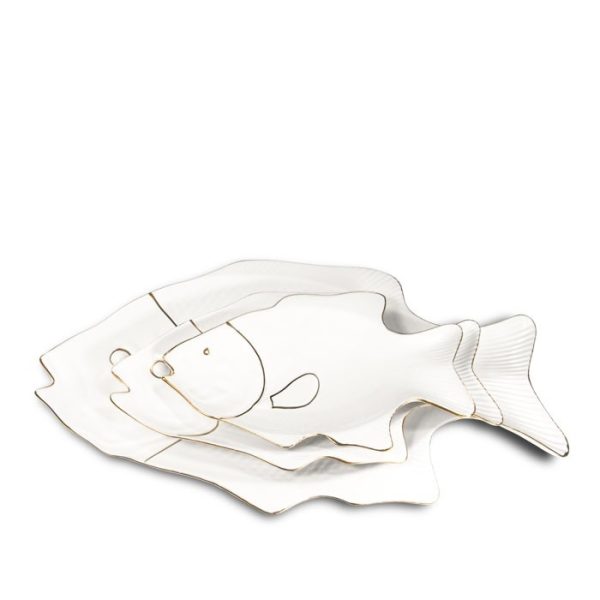 دیس طرح ماهی کوچک لیمون