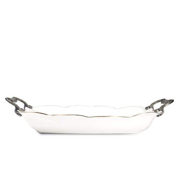 تابه مستطیل لیمون مدل رز