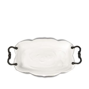 تابه مستطیل لیمون مدل رز