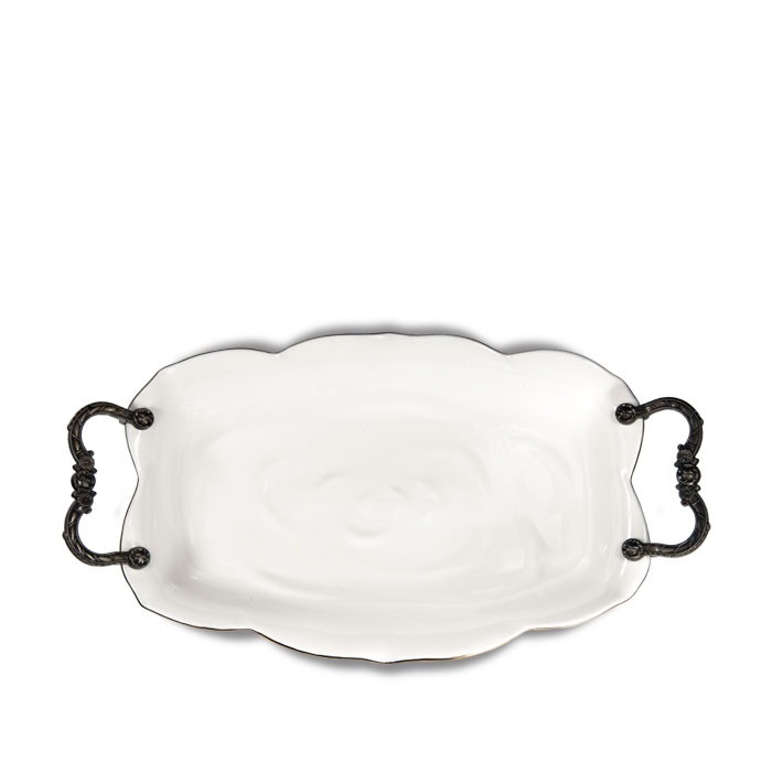 تابه مستطیل لیمون مدل رز