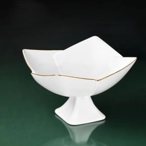 کاسه لاله بزرگ لیمون مدل پایه دار