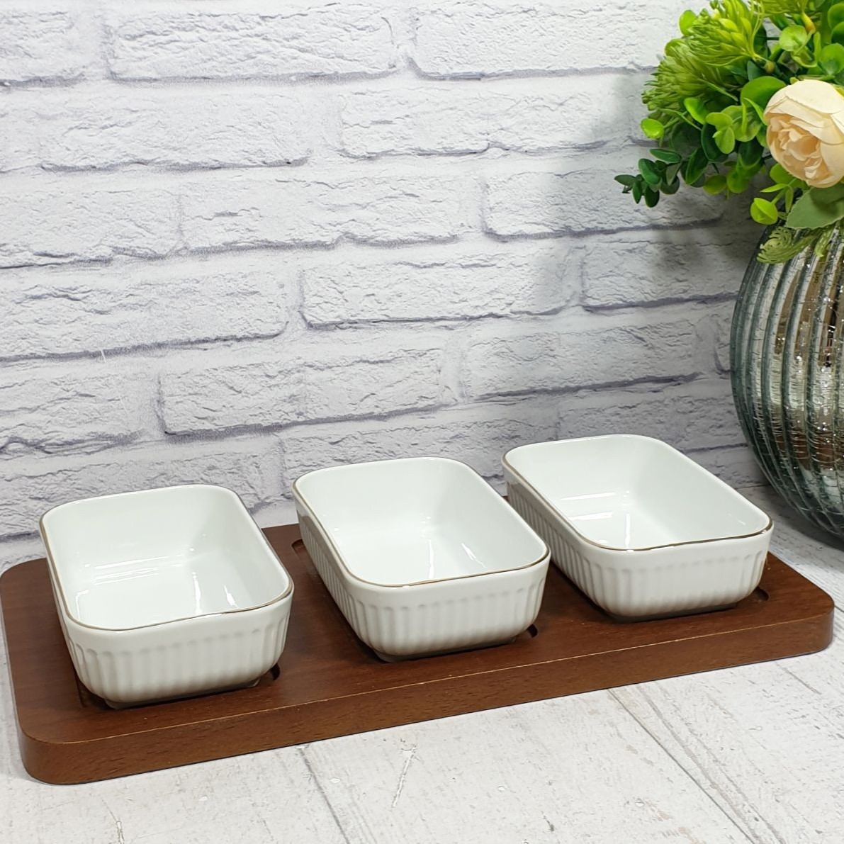 سرویس اردوخوری لیمون مدل مستطیل لارن سه خانه