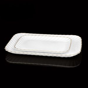 دیس مستطیل لیمون مدل کارمن