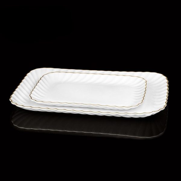 دیس مستطیل لیمون مدل کارمن