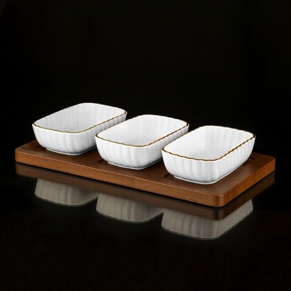 سرویس اردوخوری لیمون مدل مستطیل کارمن سه خانه