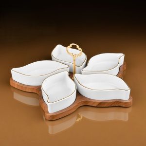 سرویس اردوخوری لیمون مدل رویال پنج خانه