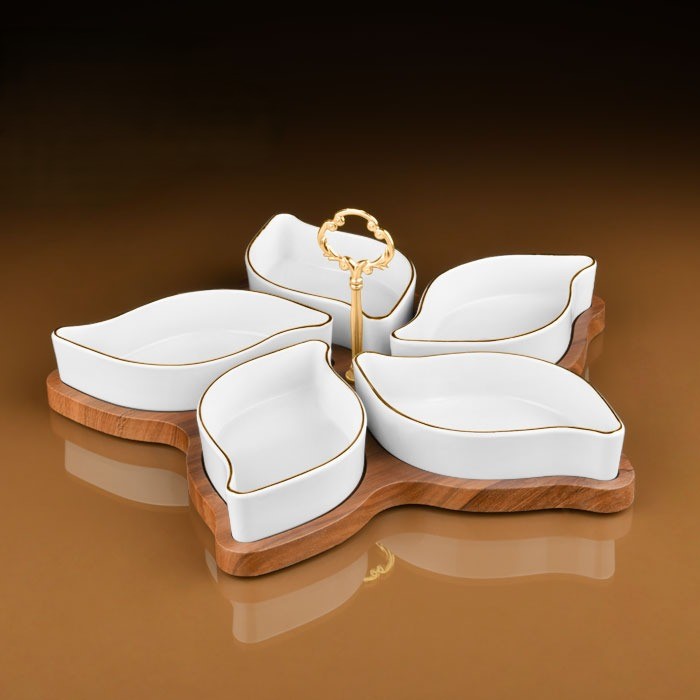 سرویس اردوخوری لیمون مدل رویال پنج خانه