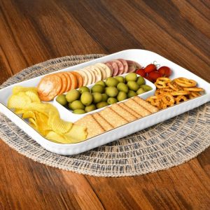 اسنک دیش مستطیل لیمون مدل لارن