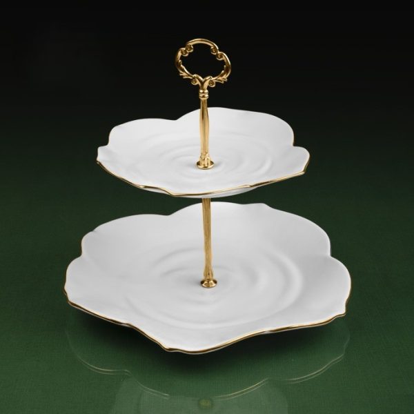 شیرینی خوری رز لیمون مدل دو طبقه