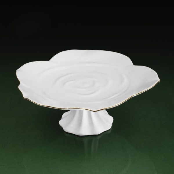 شیرینی خوری رز لیمون مدل پایه دار