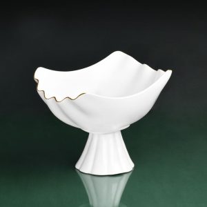 کاسه انگشتی متوسط لیمون مدل پایه دار