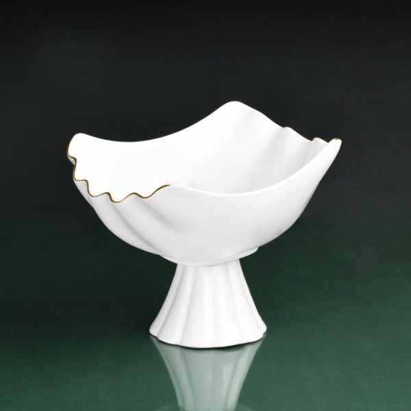 کاسه انگشتی متوسط لیمون مدل پایه دار