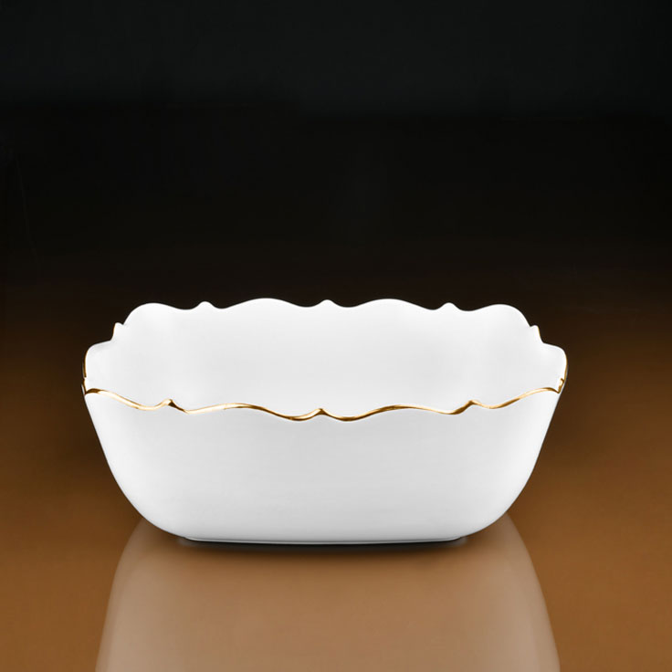 کاسه مربع لیمون مدل موج