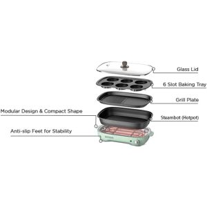 گریل تابه ای بلک اند دکر مدل GMF1400