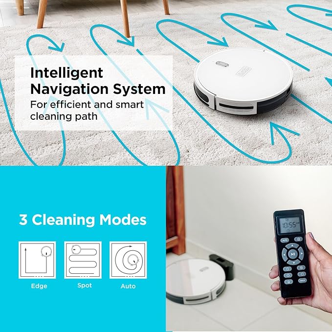 جارو رباتیک بلک اند دکر مدل BRVA425B10