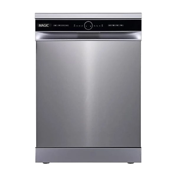 ماشین ظرفشویی مجیک 14 نفره Auto open door سیلور مدل DW52M03