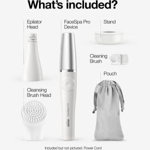 ست اصلاح و پاکسازی صورت بانوان براون مدل Facespa Pro 910